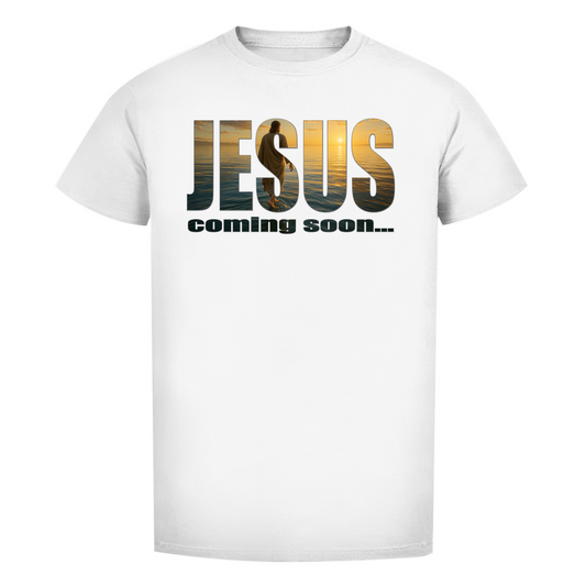 Herren Bio T-Shirt "Jesus - coming soon"