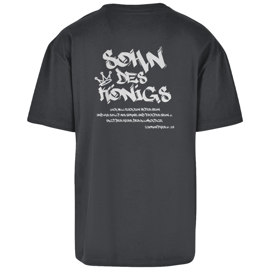 Unisex Oversize T-Shirt "Sohn des Königs" Grafitti