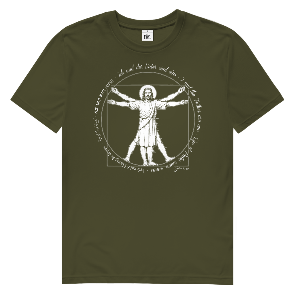 Herren Bio T-Shirt "Johannes 10:30"