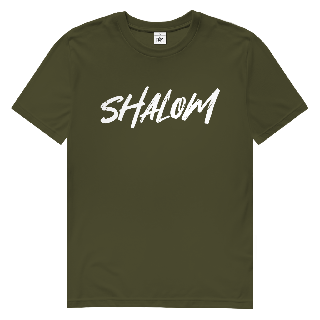 Herren Bio T-Shirt "Shalom"