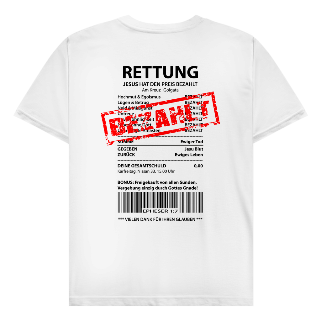 Herren T-Shirt "Jesus hat bezahlt"