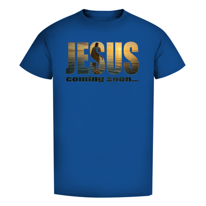 Herren Bio T-Shirt "Jesus - coming soon"