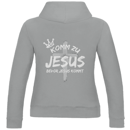 Damen Basic Hoodie "Komm zu Jesus"