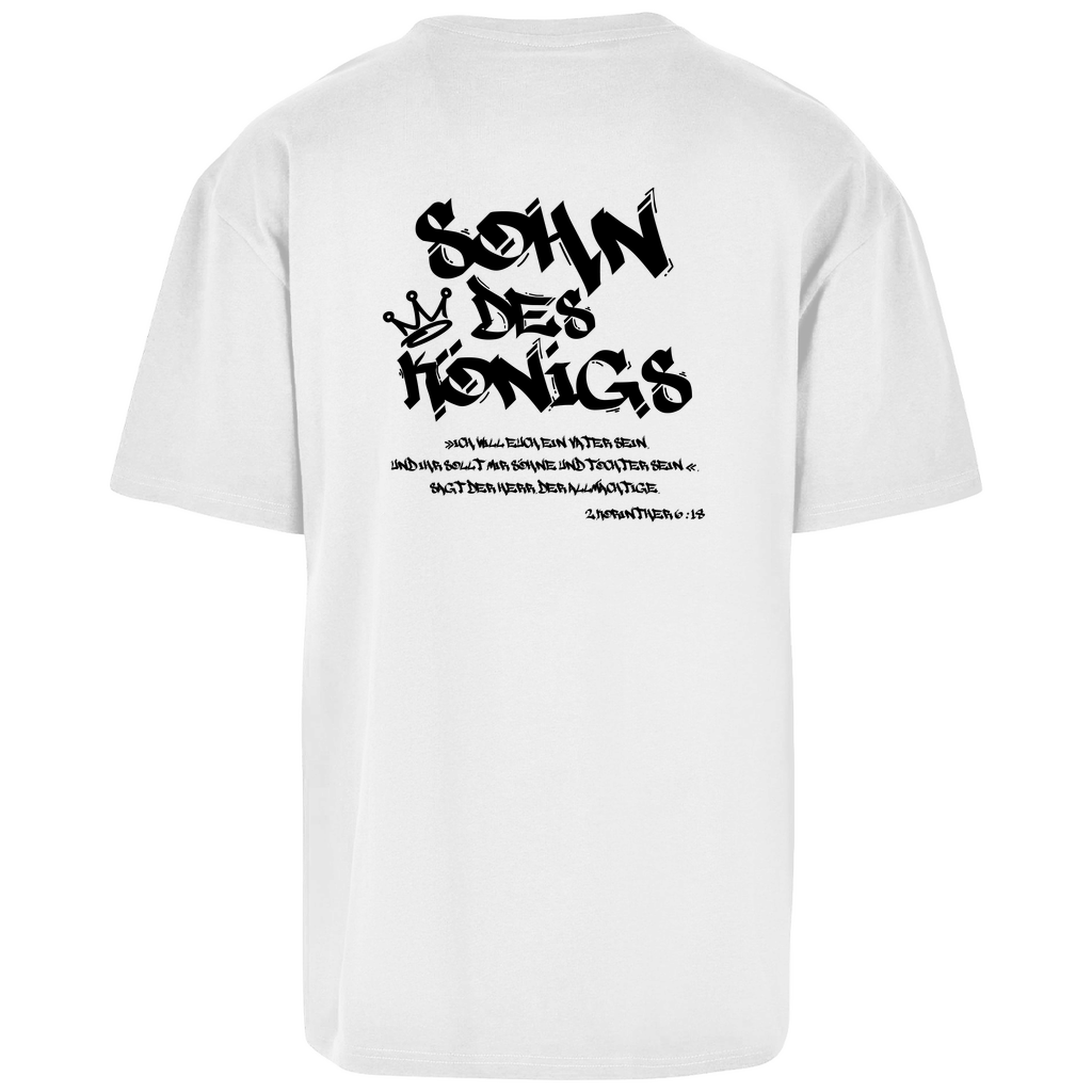 Unisex Oversize T-Shirt "Sohn des Königs" Grafitti
