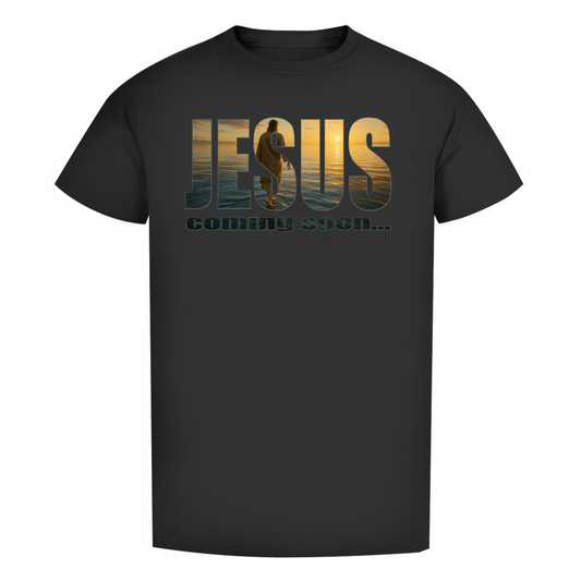 Herren Bio T-Shirt "Jesus - coming soon"