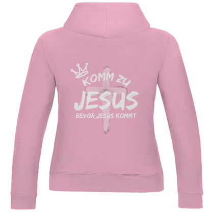 Damen Basic Hoodie "Komm zu Jesus"