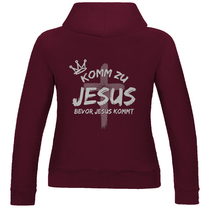 Damen Basic Hoodie "Komm zu Jesus"